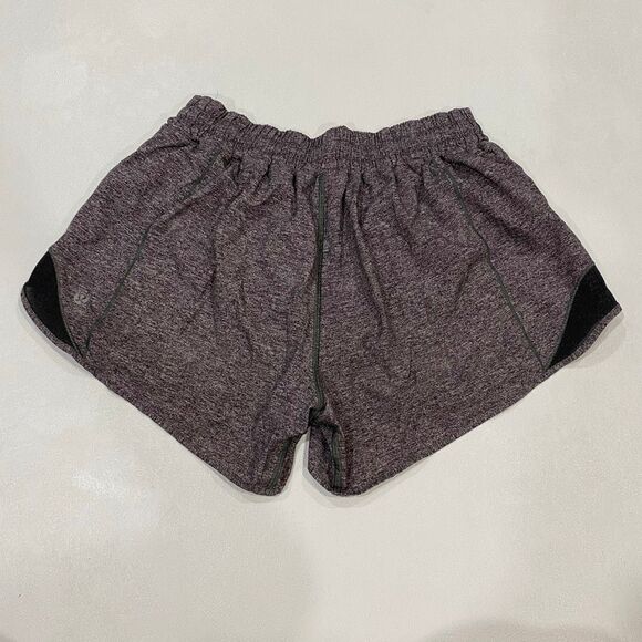 Lululemon Speed Up Shorts 2.5β Heathered Purple Gray Black Size 8 Running Active - Picture 2 of 7